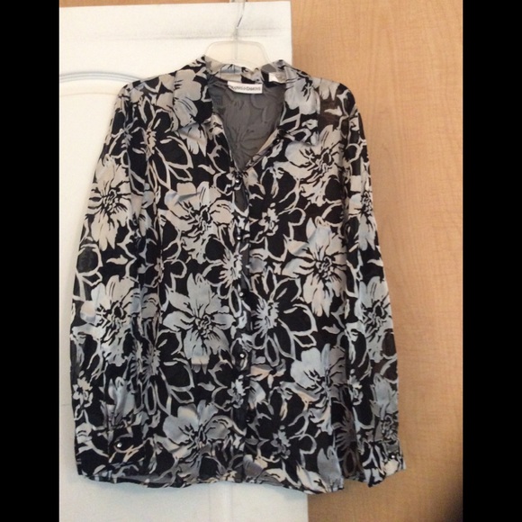 black and silver plus size tops